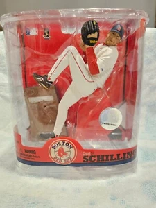 McFarlane Curt Schilling Boston Red Sox Serie 22 in weiß Trikot - Bild 1 von 5