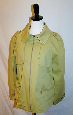 ELLIOTT LAUREN ZIP UP JACKET - Sz 10 - LIME GREEN - Image 1 of 4
