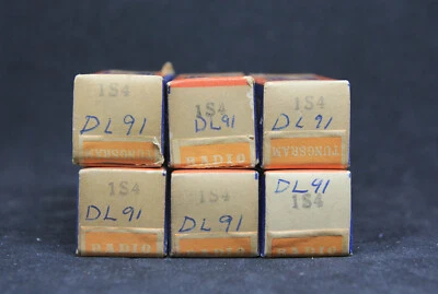 Tungsram 1S4 / DL91      x   6          NOS    Sealed - Изображение 1 из 2