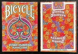 Bicycle Funky Flowers (Yasuyuki Honne, Japan) playing cards - Picture 1 of 1