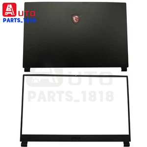 New MSI GE75 GL75 9SE 9SD MS-17E2 17E1 E7 E9 Lcd Back Cover Top Lid Bezel US - Afbeelding 1 van 8