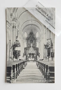 AK Kaaden Inneres der Stadtkirche Urlaub Reise Religion Postkarte Altar Kuppel - Picture 1 of 2
