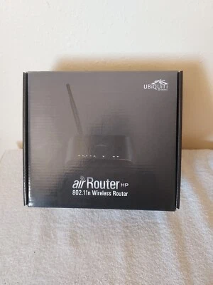 Ubiquiti Networks airRouter HP 802.11n Indoor Wireless Router NIB Black  - Image 1 of 4
