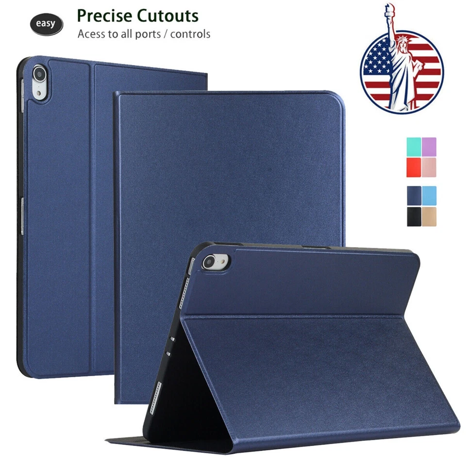 Funda con soporte de cuero PU para iPad 11º 10º 9º 8º 7º 6º 5º Gen A16 2025 Foto 1 de 4