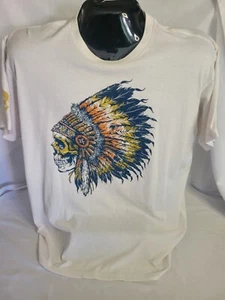 Wash with Souls Feather Headdress Front Mens Print T-shirt (Size XL) - Picture 1 of 5