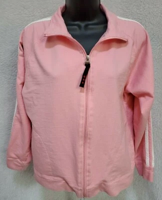 Abrigo Chaqueta Mujer Three Hearts Talla M Mediano Rosa Blanco Foto 1 de 4