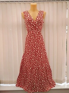 Seasalt Cornwall Summer Cotton Jersey Midi Dress Sz 10 Bnwt - Picture 1 of 11