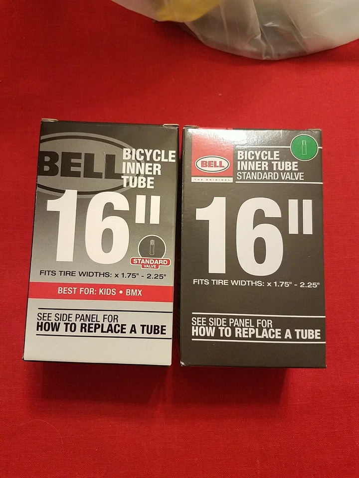 Bell 16 Inch Universal Inner Tube Width Fit Range 1.75"-2.25" Black 2 pack - Image 1 of 1
