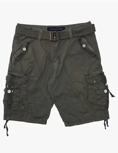 Pantalones Cortos Carga X RAY Para Hombre 12.5" Entrepierna Algodón Hasta la Rodilla Calce Clásico Salvia (40) - Imagen 1 de 12
