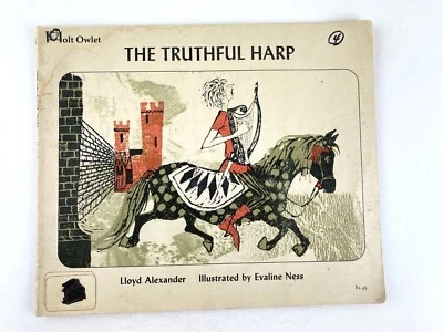 The Truthful Harp Lloyd Alexander Evaline Ness 1967 EX-LIBRARY Paperback Vintage - Image 1 of 4