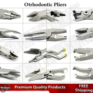 Dental Orthodontic Wire Bending Loop Forming Pliers Bracket Ligature Archwire - Picture 1 of 58