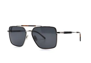 NUEVAS GAFAS DE SOL FERRAGAMO SF298S GRIS PLATA PARA HOMBRE AVIADOR AUTÉNTICAS - Imagen 1 de 10