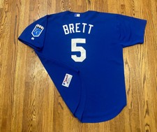 Kansas City Royals George Brett #5 Vintage Russell Authentic MLB Baseball Jersey