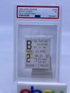 1996 Happy Gilmore Ticket Stub Graded PSA 7 NM OPENING NIGHT FEBRUARY 16 - Picture 1 of 2