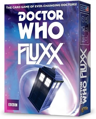 Doctor Who Fluxx Card Game Looney Labs Ever-Changing Card Game BBC New Free Ship - Image 1 of 4