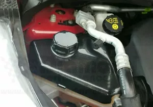 ENGINE BAY VANITY KIT for FORD FIESTA Mk7/7.5 INC ST,AIR,FUSE,COOLANT carbon eff - Picture 1 of 9