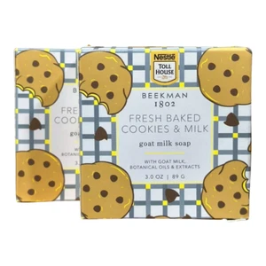 Beekman 1802 Goat Milk Soap - Toll House Fresh Baked Cookies & Milk- (2 PCS) - Picture 1 of 3