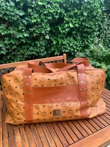 MCM - REISETASCHE VISETOS COGNAC GIGANT GEBRAUCHT - Bild 1 von 15