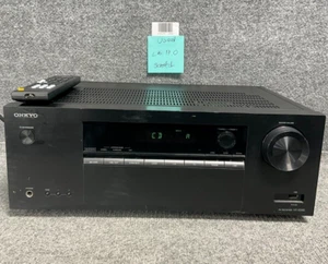 Onkyo AV Receiver HT-R395 5.1 Channel Home Theater Dolby Bluetooth HDMI In Black - Picture 1 of 16