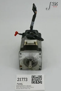 21773 SANYO DENKI STEPPER MOTOR W/ BRAKE, AMAT 0090-00412 103H7851-72B2 - Picture 1 of 7