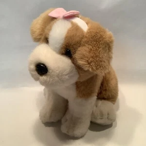 Peluche cane Dan Dee Collectors Choice San Bernardo marrone chiaro cucciolo 10" - Foto 1 di 7