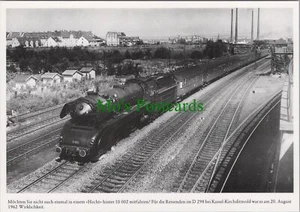 German Railway Postcard-Deutscher Zug,Lokomotive,Eisenbahn (Modern repro)RR19812 - Picture 1 of 2
