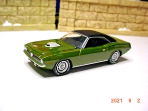 Vintage Greenlight 1970 hemicuda Shaker Green 1/64 gl21d-196 - Picture 1 of 6