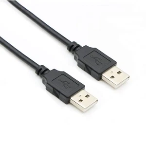 USB 2.0 Type A Male to Type A Male Extension Cable AM to AM Cord Black (30Fee... - Picture 1 of 7