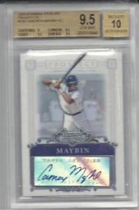 2006 BOWMAN STERLING. CAMERON MAYBIN. RC. AUTOGRAPH. GEM MINT. BGS 9.5/10 - Picture 1 of 2