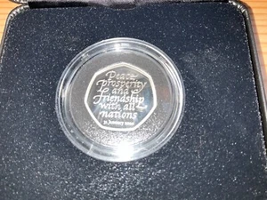 Silbermünze Großbritannien Royal Mint 2020 PP 50p Austritt aus der Europäischen Union - Bild 1 von 6