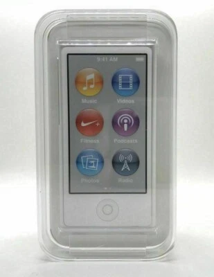 New! Apple iPod nano 8th Generation Silver (16GB) MP3 Sealed Box - FREE SHIPPING - Image 1 of 4