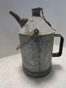 Chicago & North Western Railway Galvanized can OIL Johnson Urbana OH C&NWRY 14"T - Picture 1 of 10