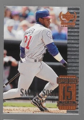 1999 Upper Deck Century Legends Baseball Sammy Sosa #65 - Image 1 of 2