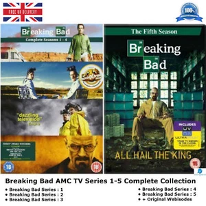 BREAKING BAD Season 1-5 Complete Collection Series 1 234 5 Box Set New UK R2 DVD - Picture 1 of 14