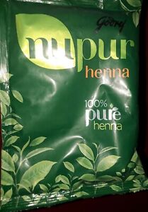 Godrej Nupur Henna 120g x6 Packs Henna Natural Mehandi Powder Free Ship