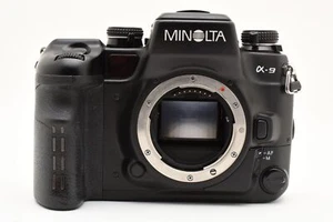 Minolta α-9 Alpha 9 α-9 a-9 Maxxum Dynax Film SLR Camera Black body from Japan - Picture 1 of 9