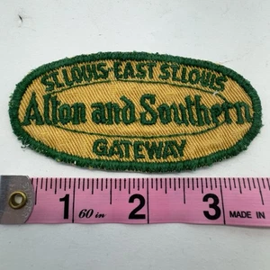 Patch treno ferrovia vintage St. Louis - East St. Louis Alton & Southern Gateway - Foto 1 di 2