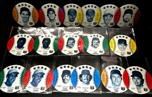 Konvolut ( 18 ) 1985 JOX by Thom McAn Scheiben mit Farbvarianten Trammell Hrbek +++ - Bild 1 von 19