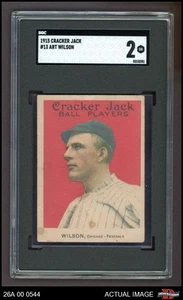 1915 Cracker Jack #13 Art Wilson White Sox SGC 2 - GOOD - Picture 1 of 2