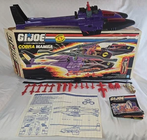 GI Joe Cobra Mamba Gyro-Viper 1987 Complete Box Bombs Figur Manual Insert - Bild 1 von 24