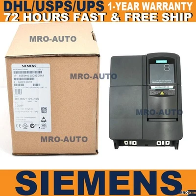 New Siemens 6SE6 440-2UC22-2BA1 6SE6440-2UC22-2BA1 US FREE TAX - Image 1 of 4