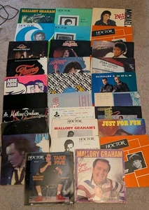 29 80's pop records Hoctor Abbe Abbe Electronic Dance Adam Ant Michael Jackson - Picture 1 of 6