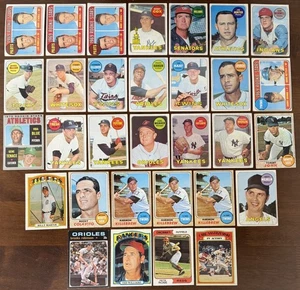 (31)1960s & 1970s TOPPS BASEBALL HOF/STAR CARDS PETE ROSE, KILLEBREW READ DESC - Picture 1 of 24