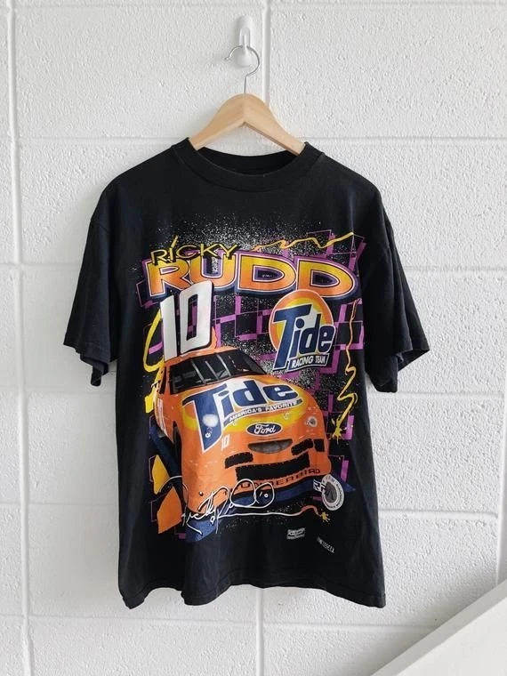 Camisa clásica Ricky Rudd Tide Nascar Racing manga corta color negro VK03043 Foto 1 de 1
