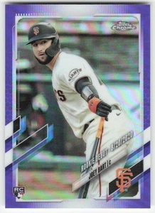 Actualización cromada Topps 2021 #USC86 Joey Bart refractor púrpura - Imagen 1 de 2