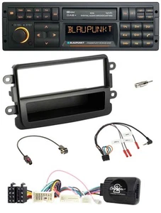 Blaupunkt USB DAB SD Lenkrad Bluetooth Autoradio für Dacia ab 2012 schwarz - Bild 1 von 12