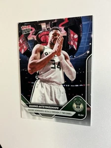 2025-25 Topps Now NBA #23SP Giannis Antetokounmpo variación de imagen SSP Bucks #B - Imagen 1 de 3