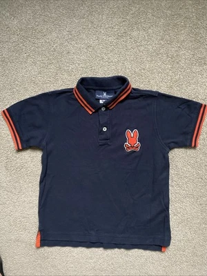 Boys Psycho Bunny Size M (10/12) Blue Polo Shirt - Image 1 of 4