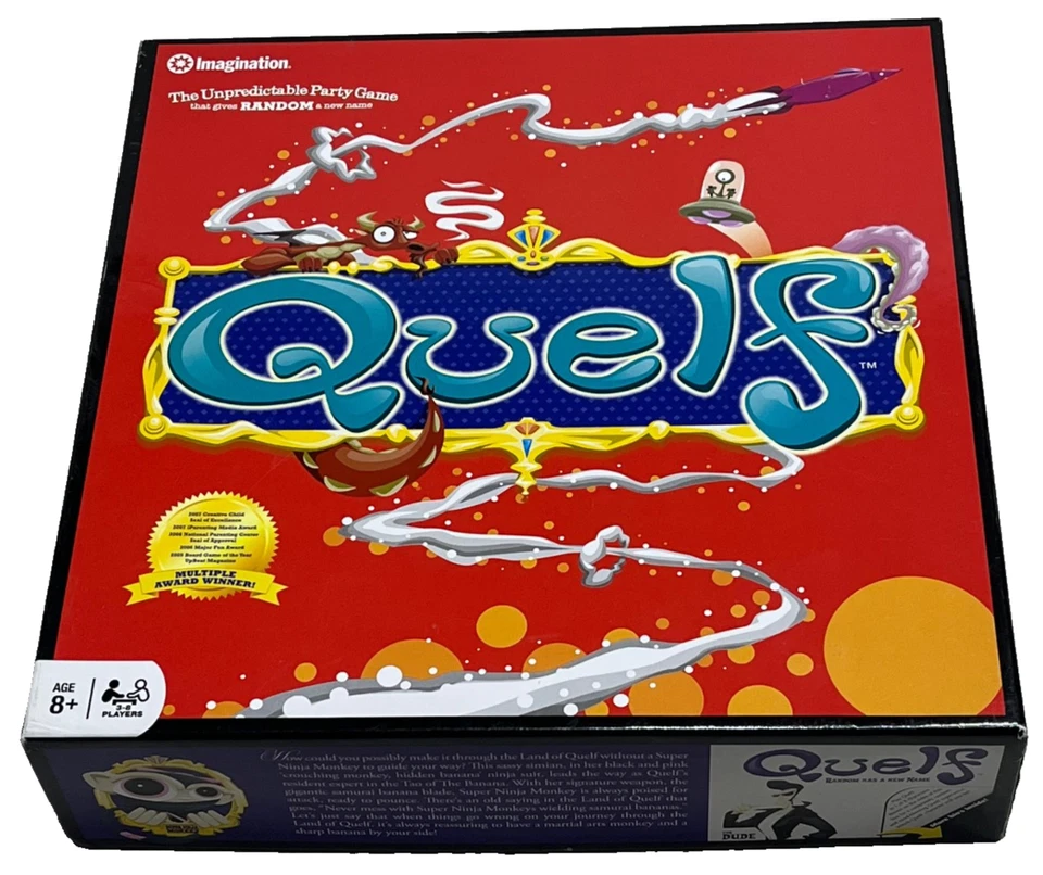 QUELF : The Unpredictable Party Game By Imagination - In Vgc (FREE UK P&P) - Image 1 of 4