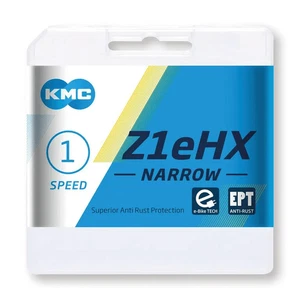 Cadena de bicicleta eléctrica KMC Z1 eHX Narrow 128 eslabones - cadena de alto rendimiento para bicicletas eléctricas - Imagen 1 de 1